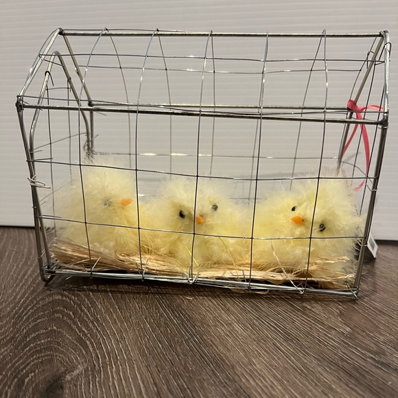 Adorable Baby Chicks in Cage- NWT - Picture 1 of 4
